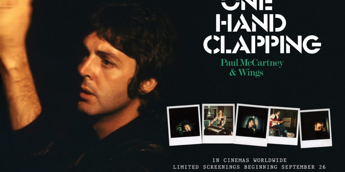 Paul McCartney e Wings: Documentário “One Hand Clapping” estreia nos cinemas em setembro