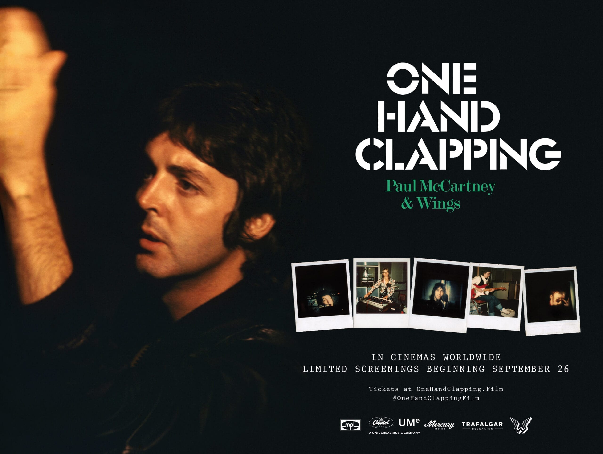 Paul McCartney e Wings: Documentário “One Hand Clapping” estreia nos cinemas em setembro