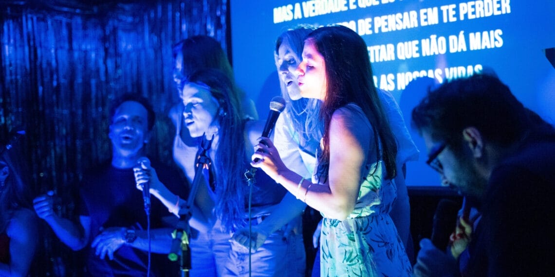 Karaoke no Pátio / Crédito: Divulgação