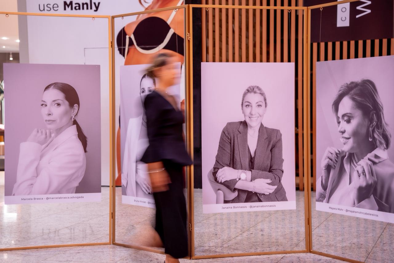 Exposição “Assinatura Delas” traz retratos femininos no Continente Shopping